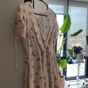 Madewell Silk Faux Wrap Dress | Floral Bouquet (Size 2)